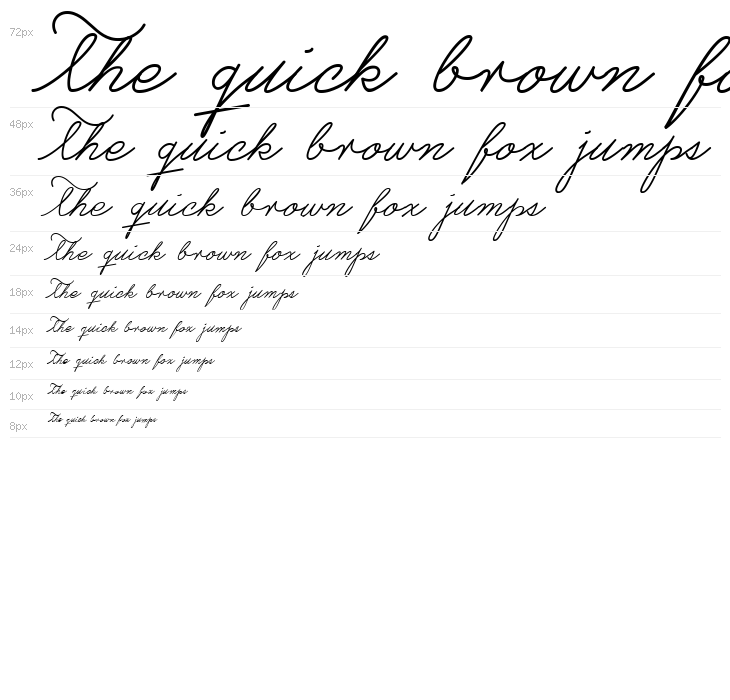 Castro Script PERSONAL USE ONLY Waterfall