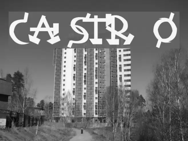 Castro Шрифта examples