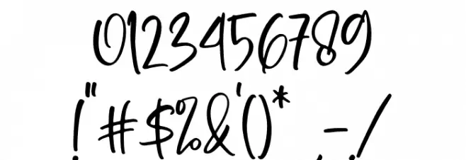 Casttalica Font OTHER CHARS