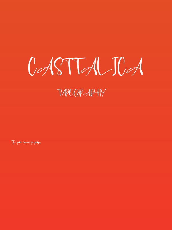 Casttalica Poster