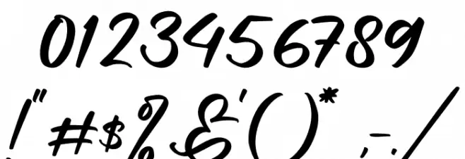 Casttelo Signature Font OTHER CHARS