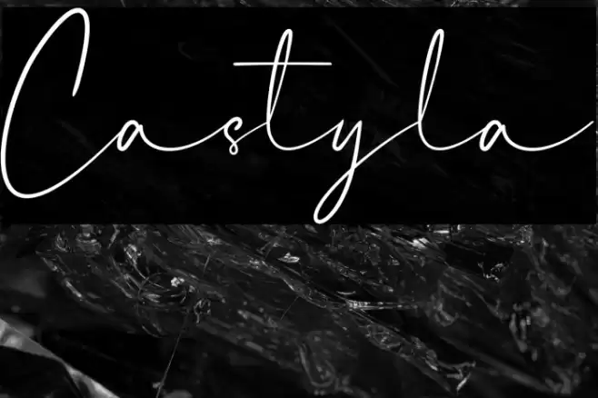 Castyla Font examples