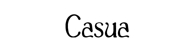 Casua  Скачать бесплатные шрифты