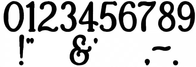 Casua_Bold Font OTHER CHARS