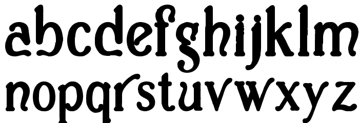 Casua_Bold Font LOWERCASE