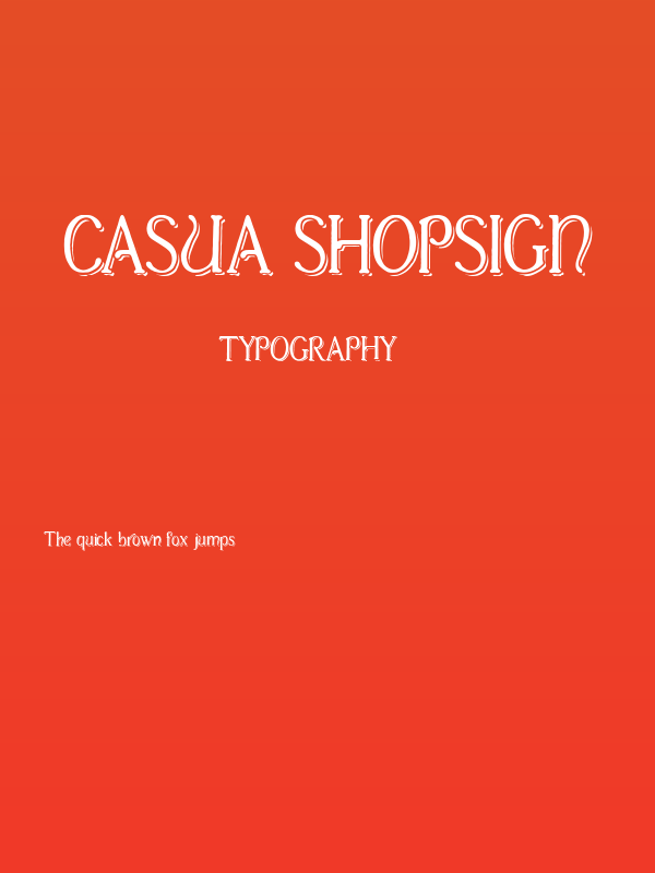 Casua_Shopsign Poster