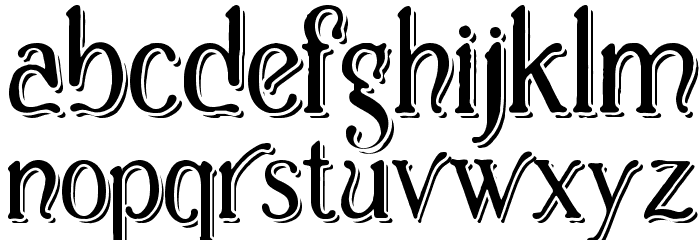 Casua_Shopsign Font LOWERCASE