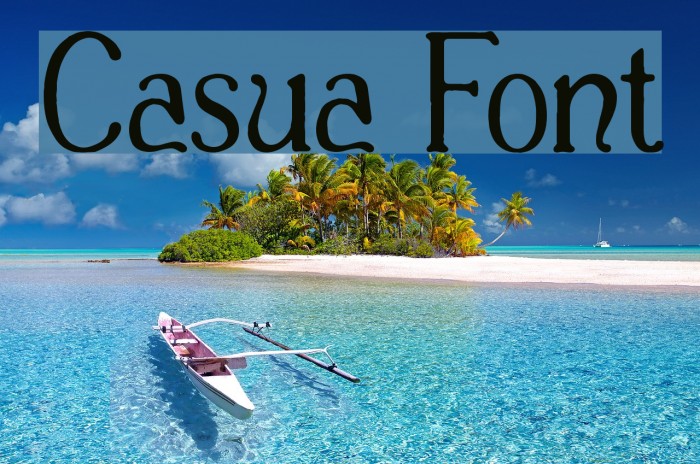 Casua Font examples