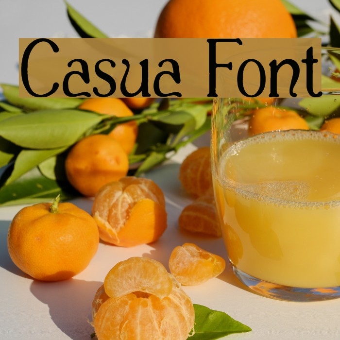 Casua Font examples
