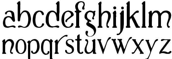 Casua Font LOWERCASE