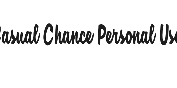 Casual Chance Personal Use  Logo