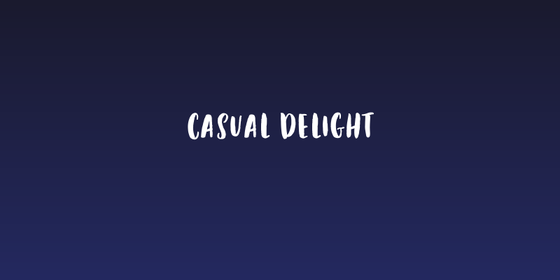 Casual Delight Social Header