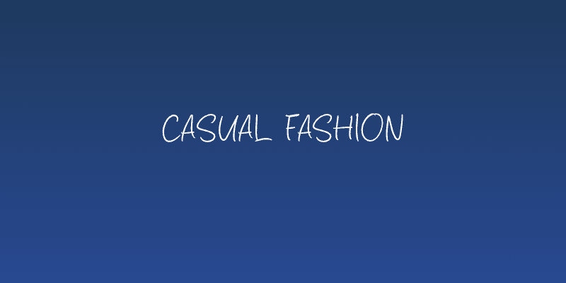 Casual Fashion Social Header