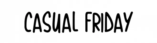 Casual Friday  Fuentes Gratis Descargar