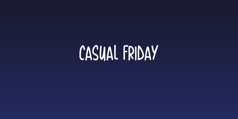 Casual Friday Social Header