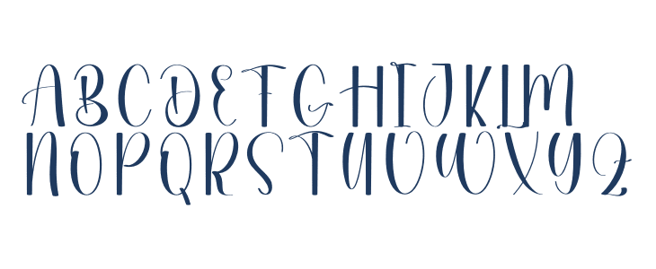 Casual Handwriting Uppercase