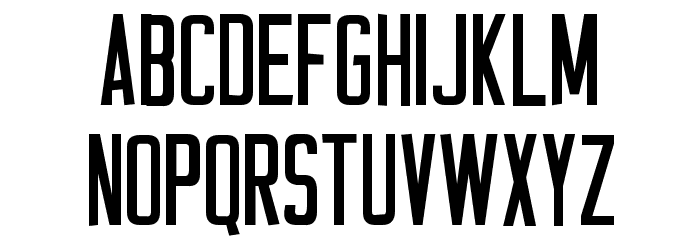 Casual Hardcore Font LOWERCASE