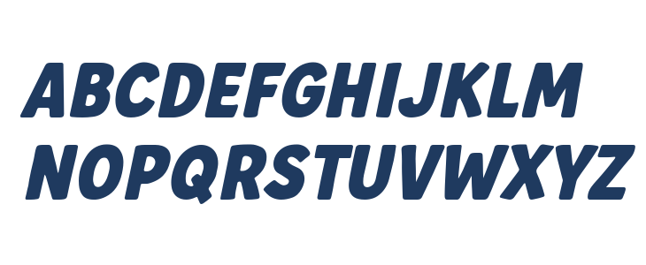 Casual Memories Italic Uppercase