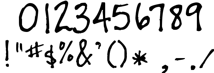Casual Perfectionist Font OTHER CHARS