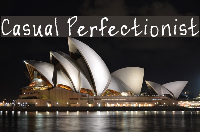 Casual Perfectionist Font examples