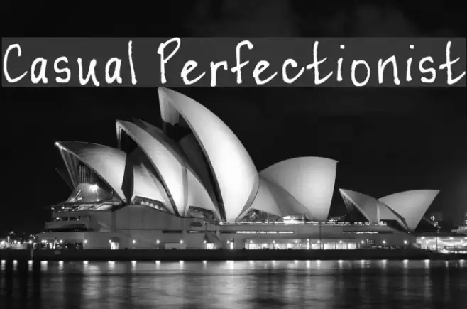 Casual Perfectionist Font examples