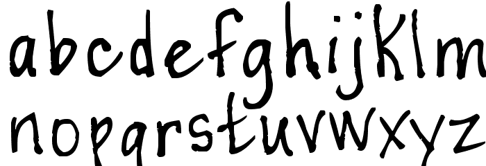 Casual Perfectionist Font LOWERCASE