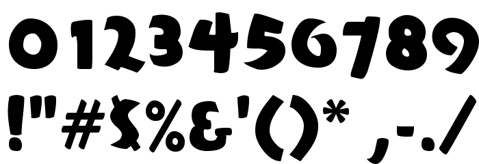 Casual Regular Font OTHER CHARS