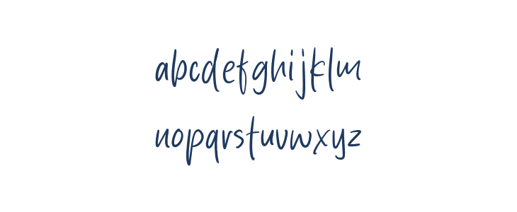 Casual Signature Lowercase