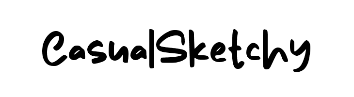 Casual Sketchy  Free Fonts Download
