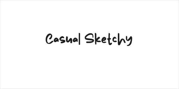 Casual Sketchy Logo