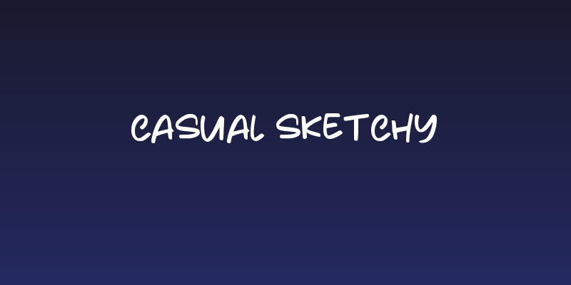 Casual Sketchy Social Header