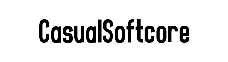 Casual Softcore  免费字体下载