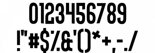 Casual Softcore Font OTHER CHARS