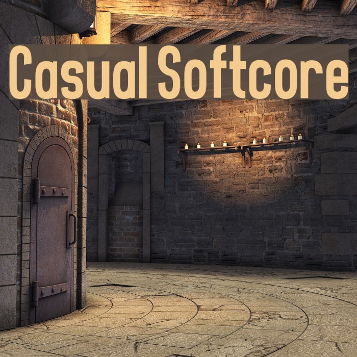 Casual Softcore Font examples