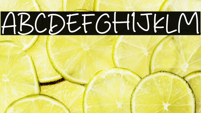 Casual Sunday Fonte examples