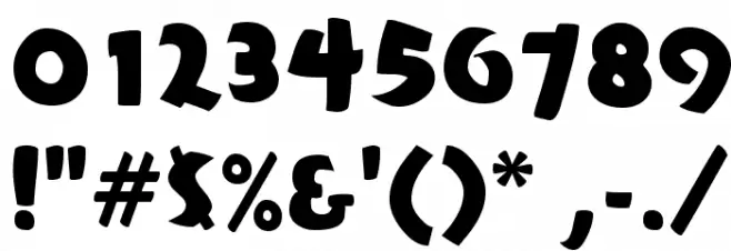 CasualMarkerMF Font OTHER CHARS