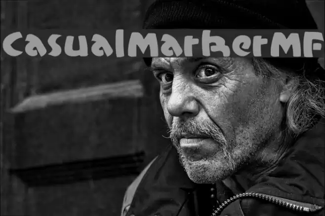 CasualMarkerMF Font examples