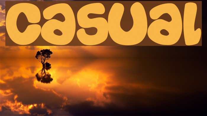 Casual Font examples