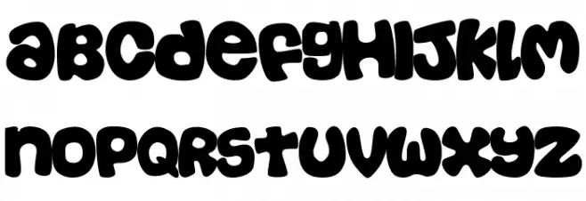 Casual Font Litere mici