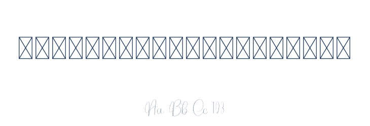 Casualty Font Preview