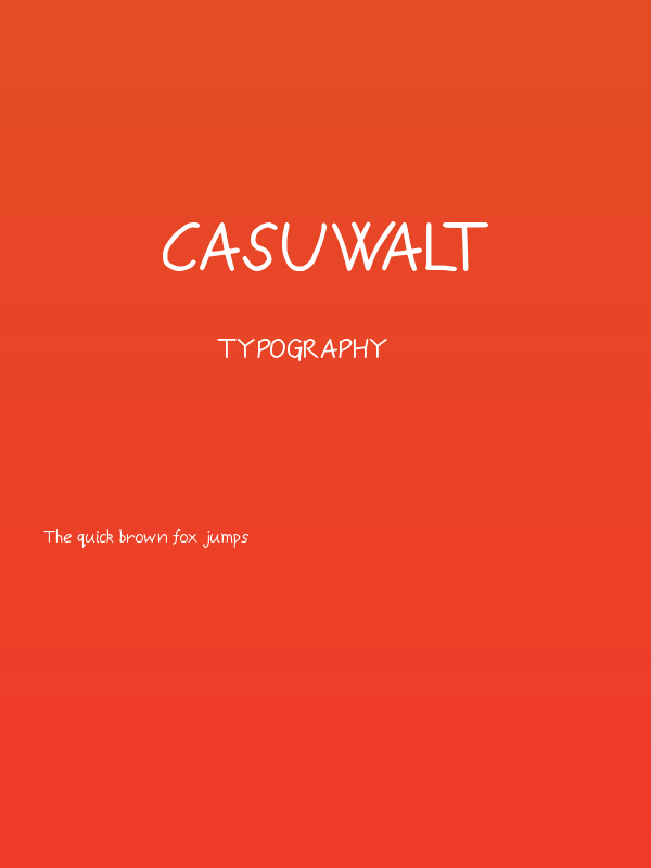 Casuwalt Poster