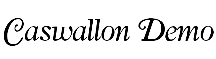 Caswallon Demo  font caratteri gratis