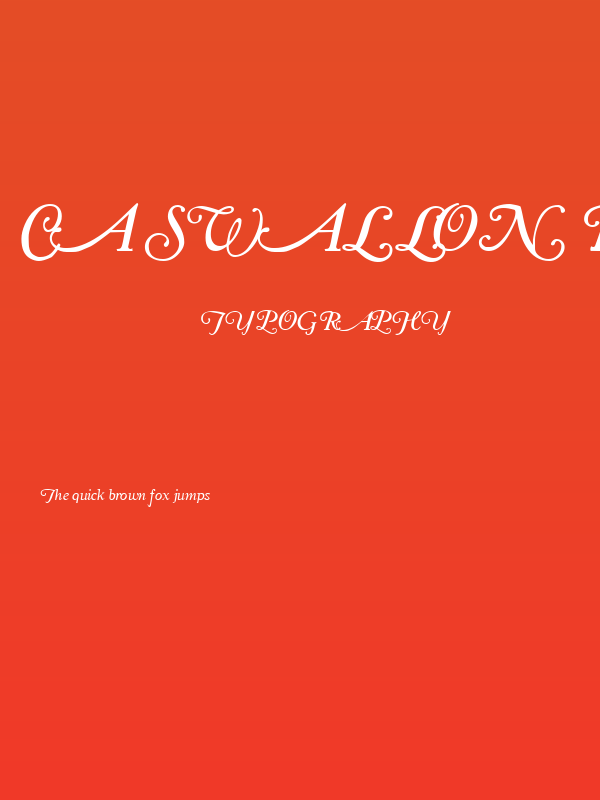 Caswallon Demo Poster