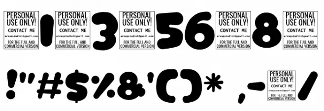 Cat And Dog Font OTHER CHARS