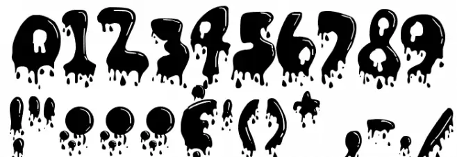 Cat Basah Kental Menetes!!! Font OTHER CHARS