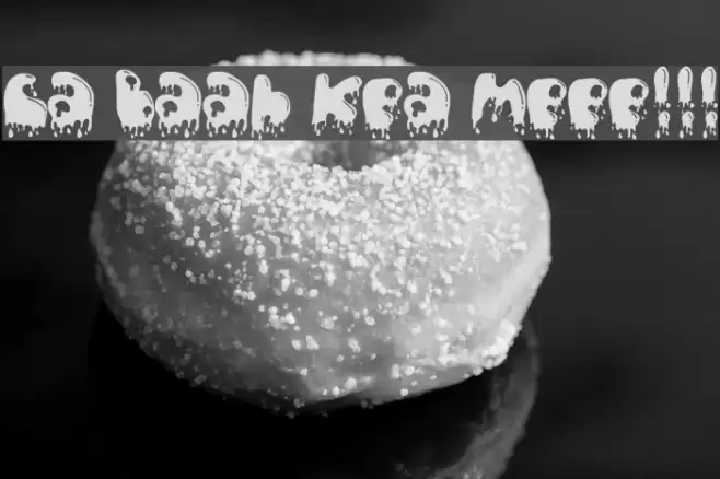 Cat Basah Kental Menetes!!! Font examples