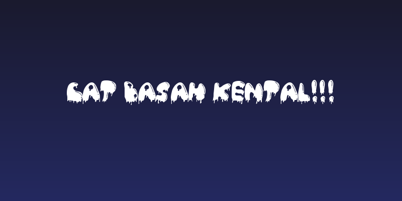 Cat Basah Kental!!! Social Header
