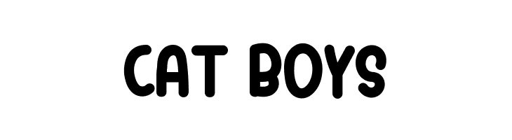 Cat Boys  नि: शुल्क फ़ॉन्ट्स डाउनलोड