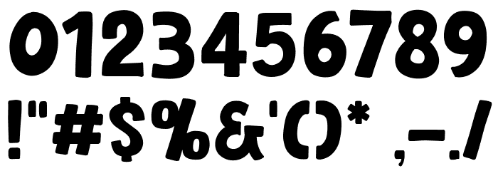 Cat Comic Font OTHER CHARS
