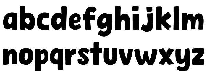 Cat Comic Font LOWERCASE
